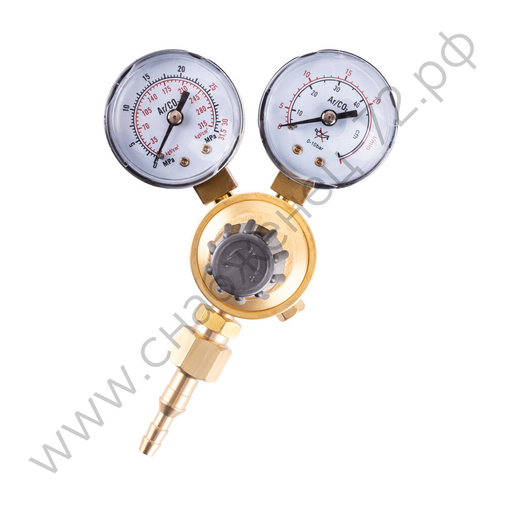 Регулятор FoxWeld WR550 mini (аргоновый/углекислотный, 1 манометр, 1 расходомер стрелочн., пр-во FoxWeld/КНР)