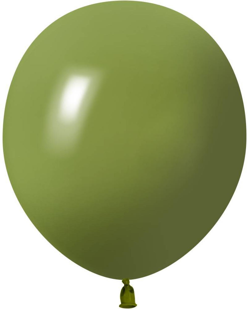 Шар (18""/46 см) Оливковый, пастель ретро, 1 шт.