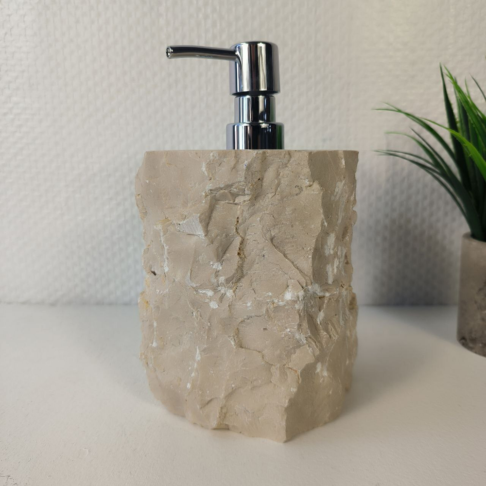 Дозатор для мыла из мрамора Cream Erozy DM-65299 (15см*12см) 0893
