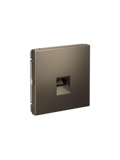 Розетка компьютерная ArtGallery RJ45 кат.6A механизм мокко SE GAL000686