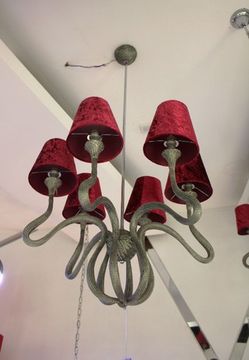 replica chandelier  Ode 1647  by Jacco Maris ( 6 shades )