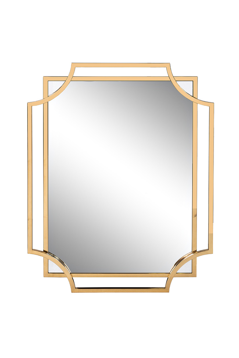 Зеркало 79х108см Garda Decor золотое