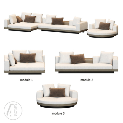 Connery sofa by Minotti Set 4