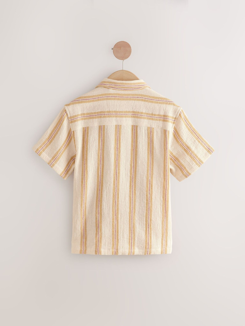 Рубашка для мальчика Next AB7-077, Бежевый, Желтый