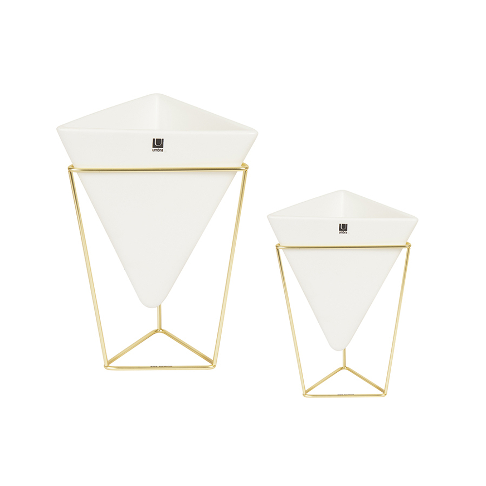 Декор настольный Trigg белый-латунь