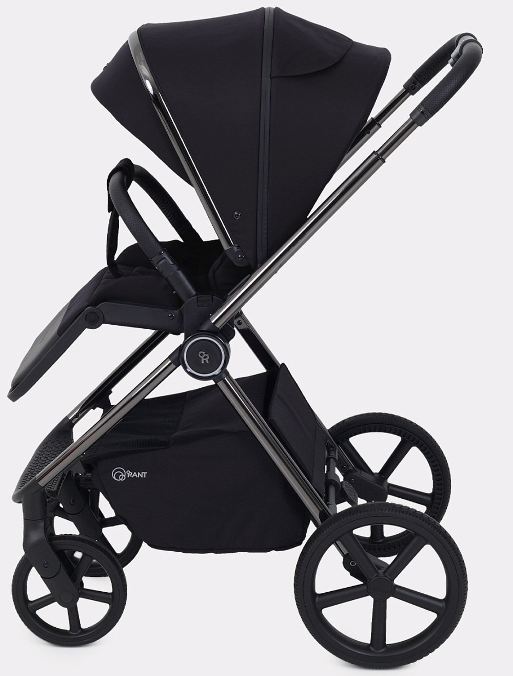 Детская коляска Rant Teo Black Chrome 2 в 1 Black