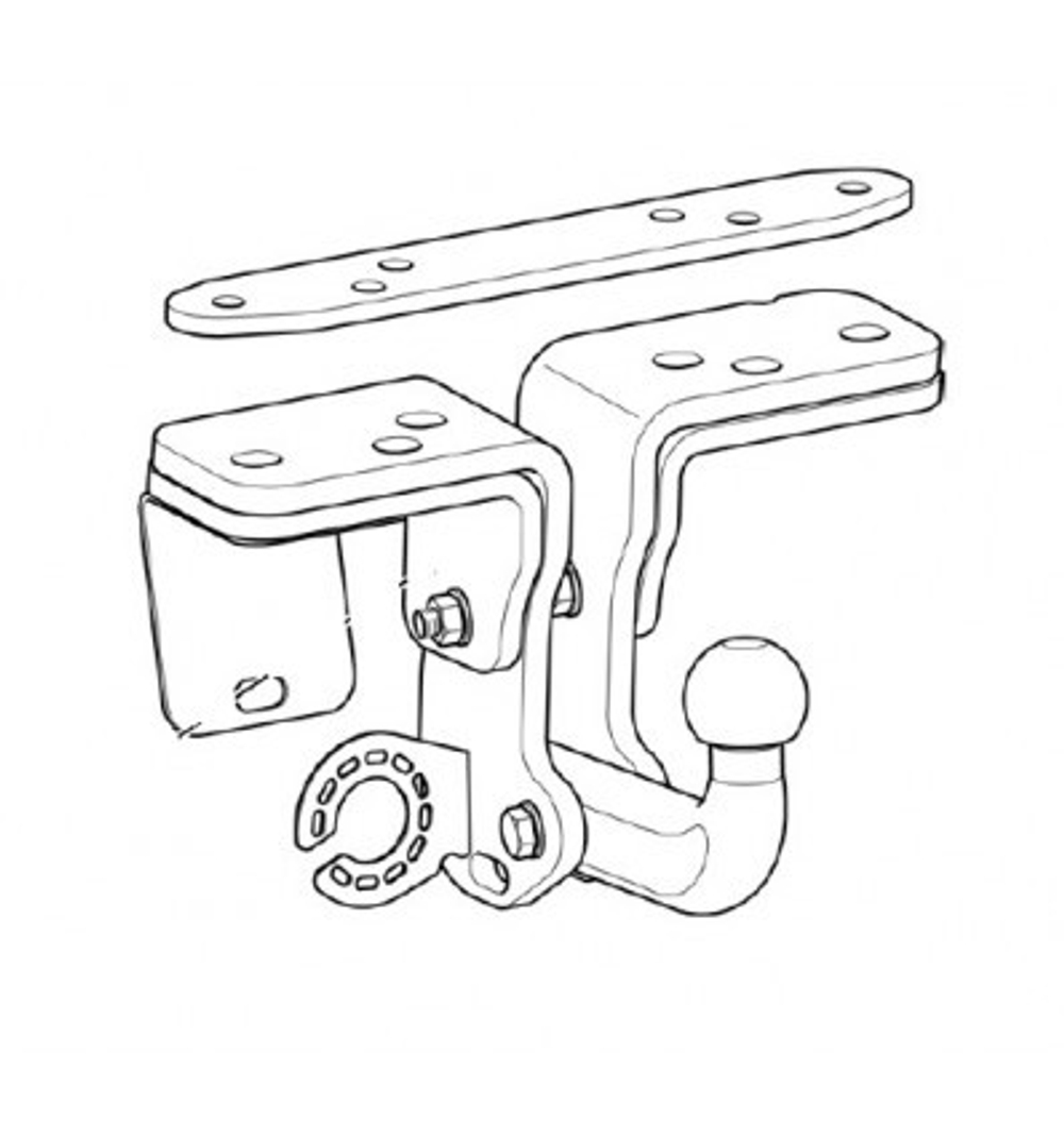 Фаркоп Westfalia 332301600001 Nissan Pathfinder 2004-2014(паспорт и сертификат в комплекте)(без электрики)