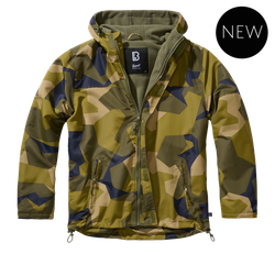 Brandit FRONTZIP WINDBREAKER swedish camo