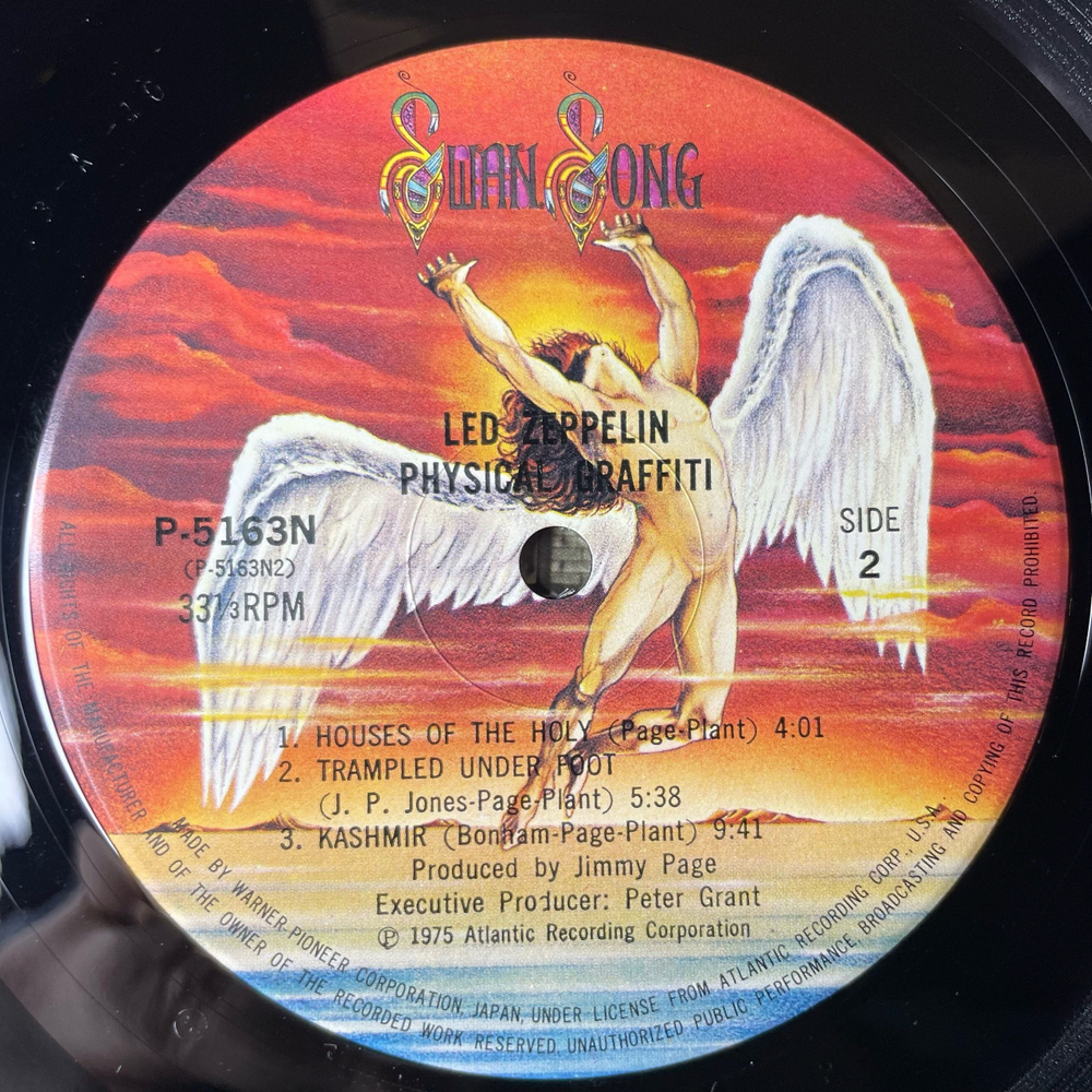 Винтажная виниловая пластинка LP Led Zeppelin Physical Graffiti (Япония 1975) (Без Оби) Kashmir