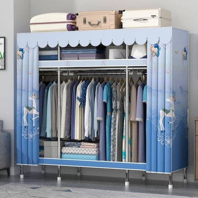 Шкаф для одежды. 160х170х45 см. Металлический каркас, текстильный чехол