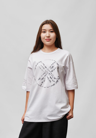 Футболка оверсайз SHANYRAQ WHITE