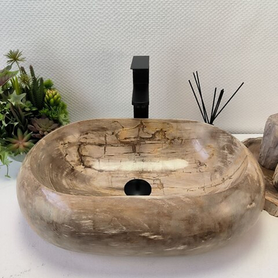 Раковина из окаменелого дерева Fossil Basin OD-02958 55*38*15 см