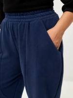 Брюки бананы утепленные с начесом широкие