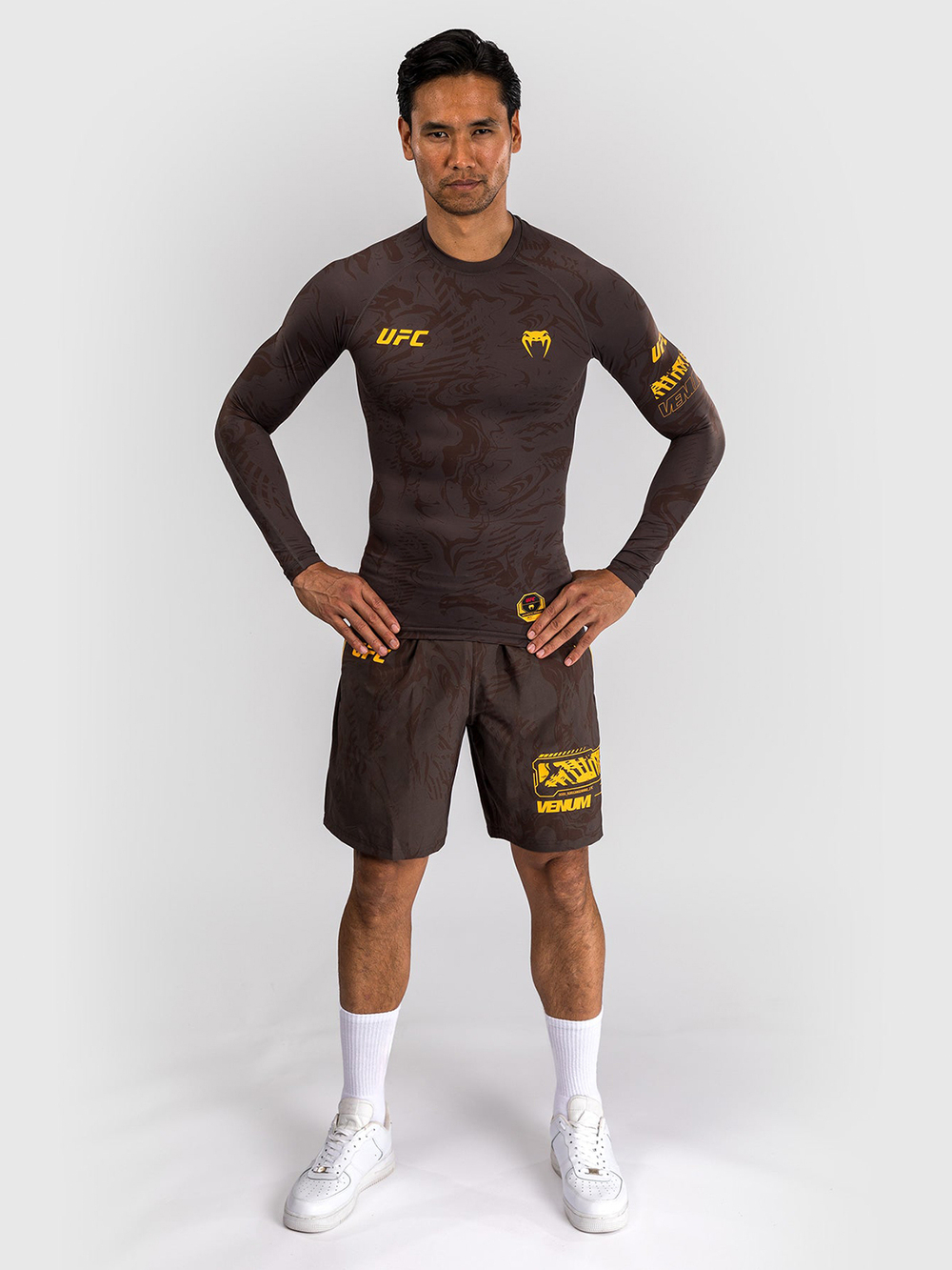 Рашгард UFC Fusion by Venum Fight Week Dark Brown L/S