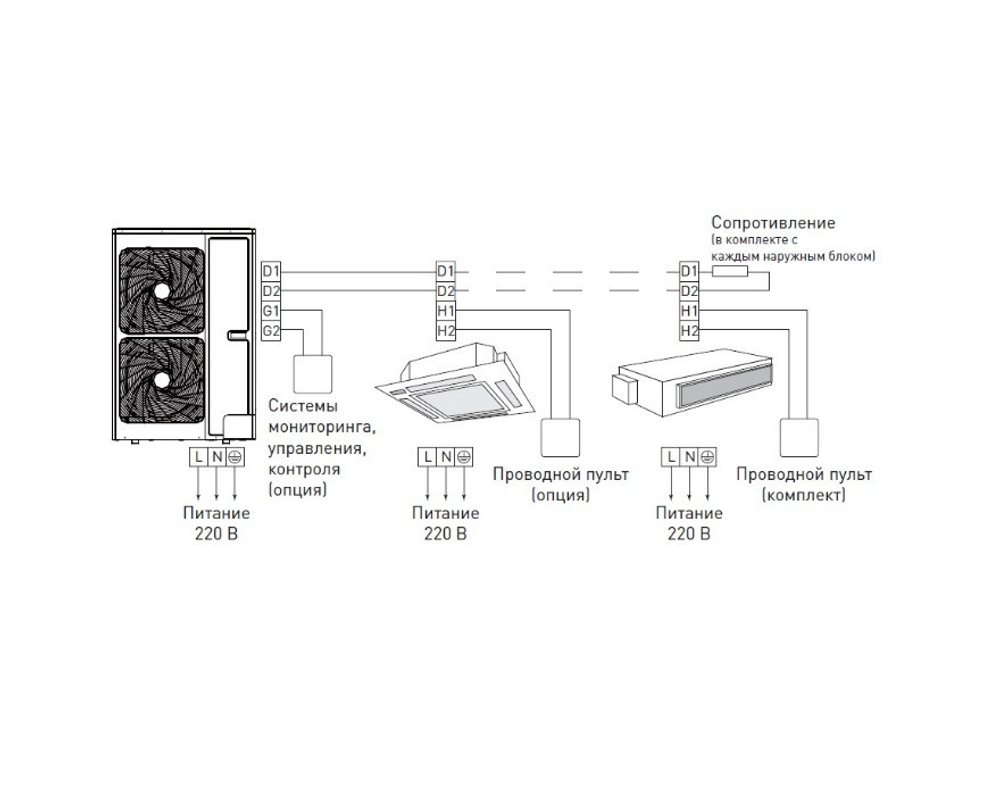 Наружный блок Tosot TMV-H160WL/A-T inverter