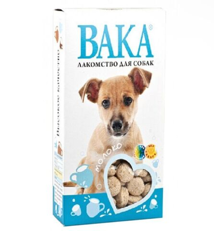 ВАКА лакомство для собак "Молоко" 100 г
