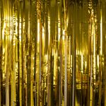 Дождик-занавес для праздника и фотозоны, длина 2 м, ширина 1 м, золотистый, ЗОЛОТАЯ СКАЗКА, 592050