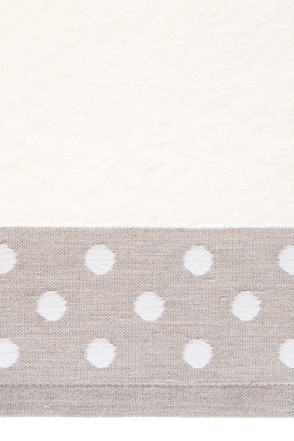 Полотенце 30х50 Luxberry Pretty Dots натуральное Португалия фрагмент