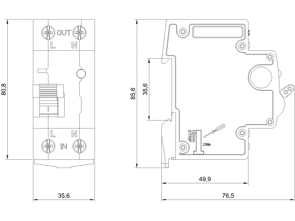 Устройство защиты от дугового пробоя УЗДП/УЗИС-ЭКОТЕХ-С1-32А