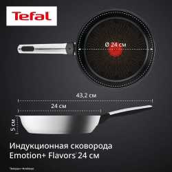 Сковорода Tefal Emotion+ Flavors 24 см G7600445