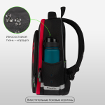 Ранец Berlingo Expert Plus "Fast Track" 38*29*15см, 2 отделения, 2 кармана, анатомическая спинка