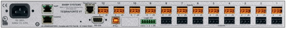 Аудиопроцессор  BIAMP TesiraFORTE VT