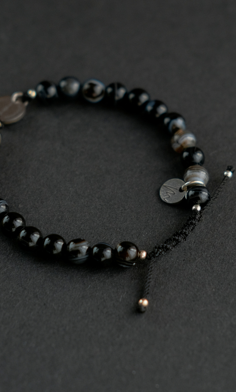 Браслет "Memo about Health" шамбала из агата