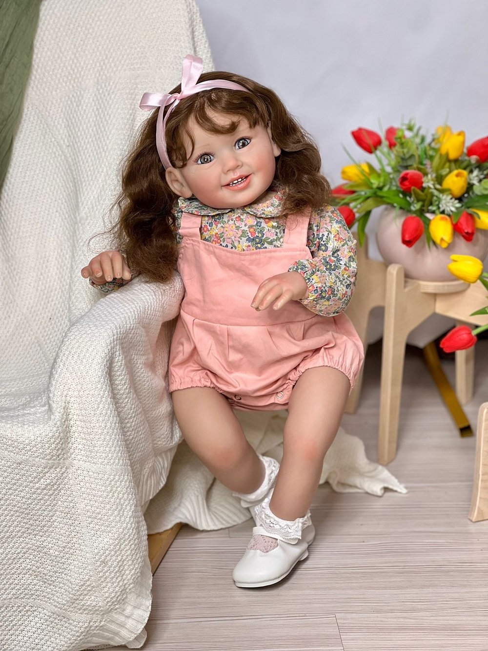 Кукла Реборн мягконабивная 70см (FA-872)