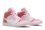 Кроссовки Jordan Air Jordan 1 Mid Digital Pink (Женская размерная сетка)