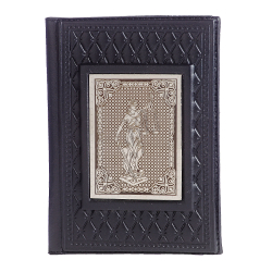 Обложка для паспорта «Фемида-2» с накладкой покрытой никелем