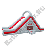 Детский надувной батут-горка "Дворовая"