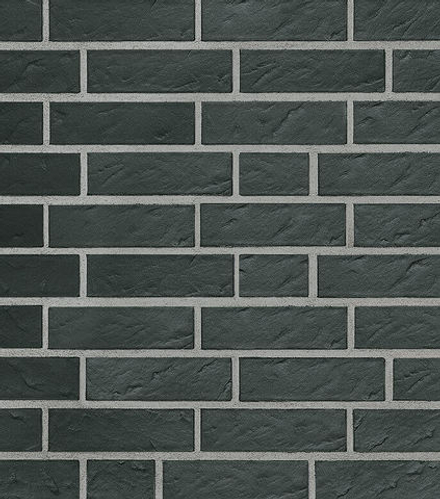 Roben - Faro, schwarz nuanciert, NF14, 240x14x71, рифленая (geschiefert) - Клинкерная плитка для фасада и внутренней отделки