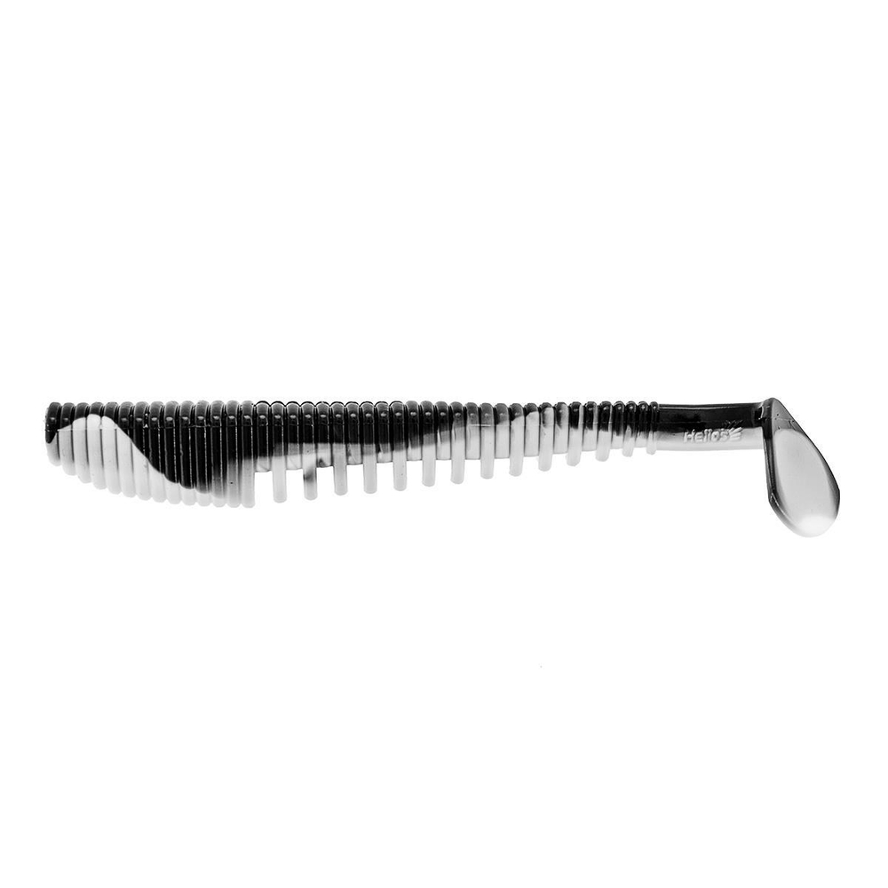 Виброхвост Varuna 4,33"/11см Black & White 7шт. (HS-35-023) Helios