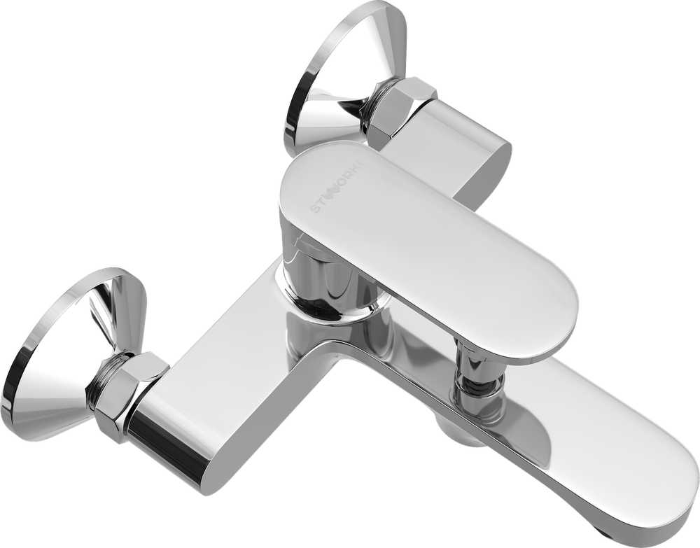 Смеситель для ванны с душем STWORKI Ноттвиль S34100CR хром