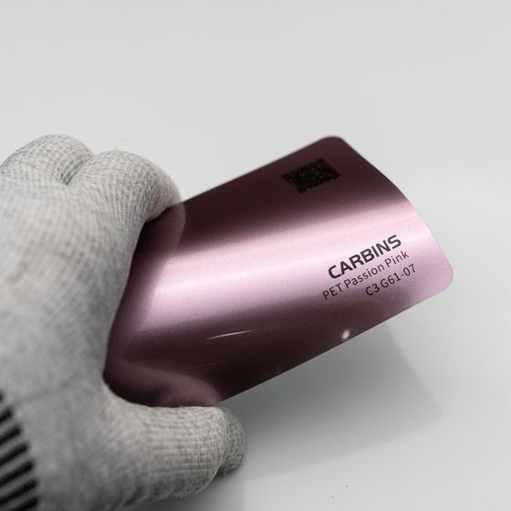 Веер образцов виниловой цветной пленки Carbins