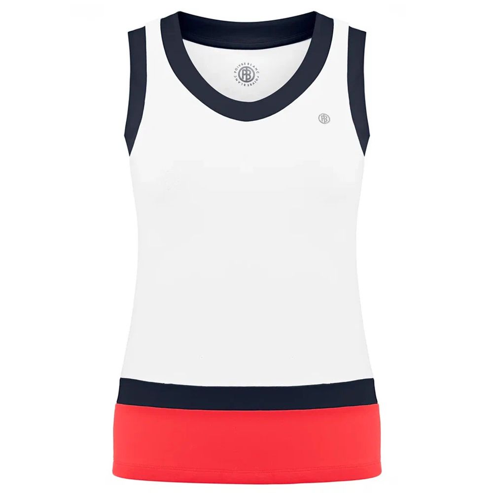 Одежда для тенниса Женская, Майка POIVRE BLANC SLEEVELESS MERYL .