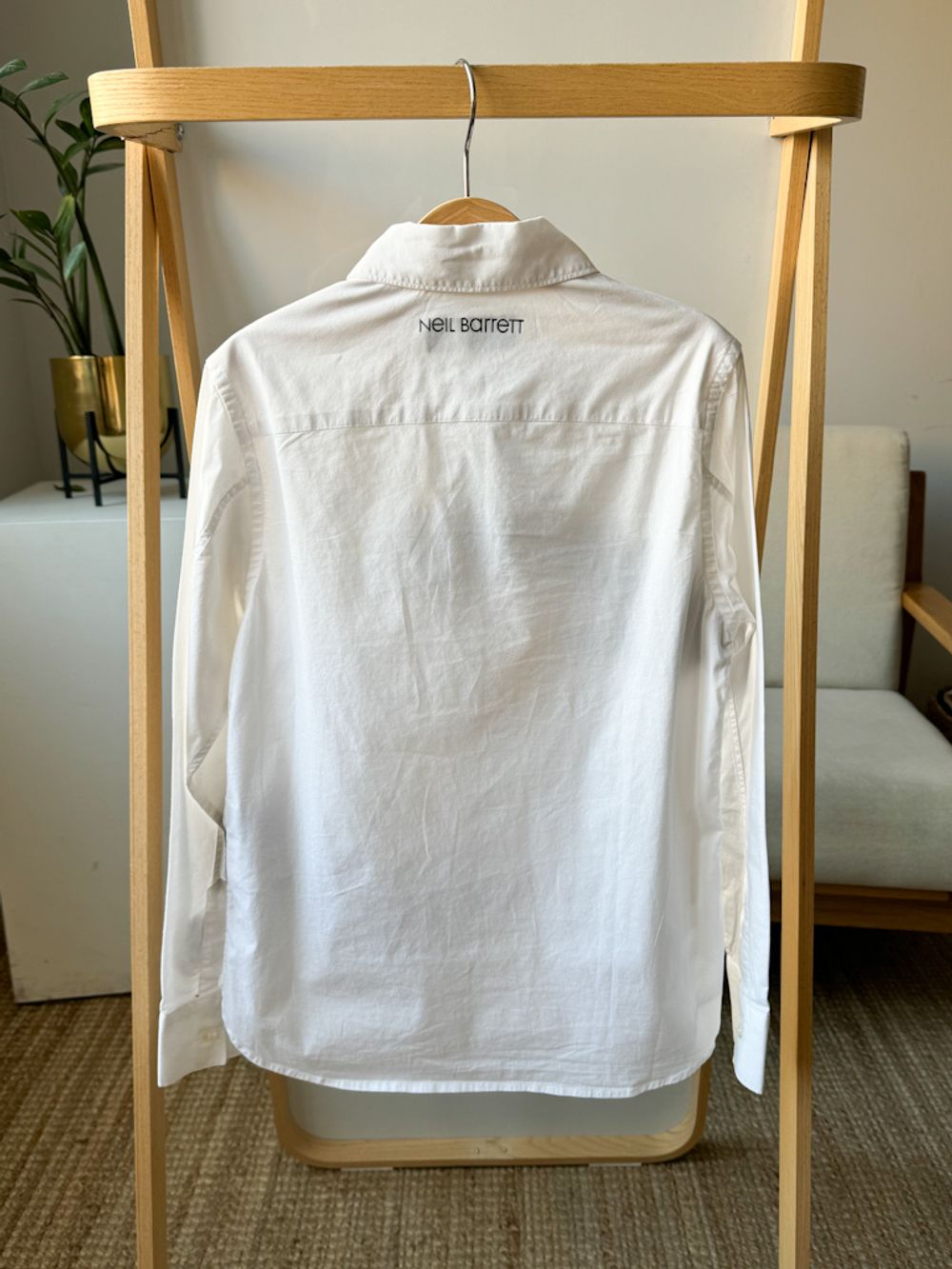 Хлопковая рубашка Neil Barrett, 140