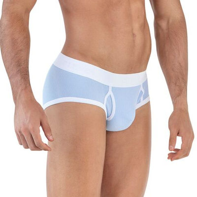 Голубые трусы-брифы Urbano Piping Brief (Размер: S) (Цвет: голубой)