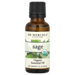 Dr. Mercola, Органическое эфирное масло, шалфей, 30 мл (1 унция)