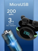 Наушники беспроводные VBT 1.17, TWS, вакуумные, Bluetooth 5.