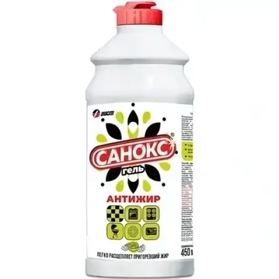 Средство чистящее «Санокс Антижир гель» 450 мл.