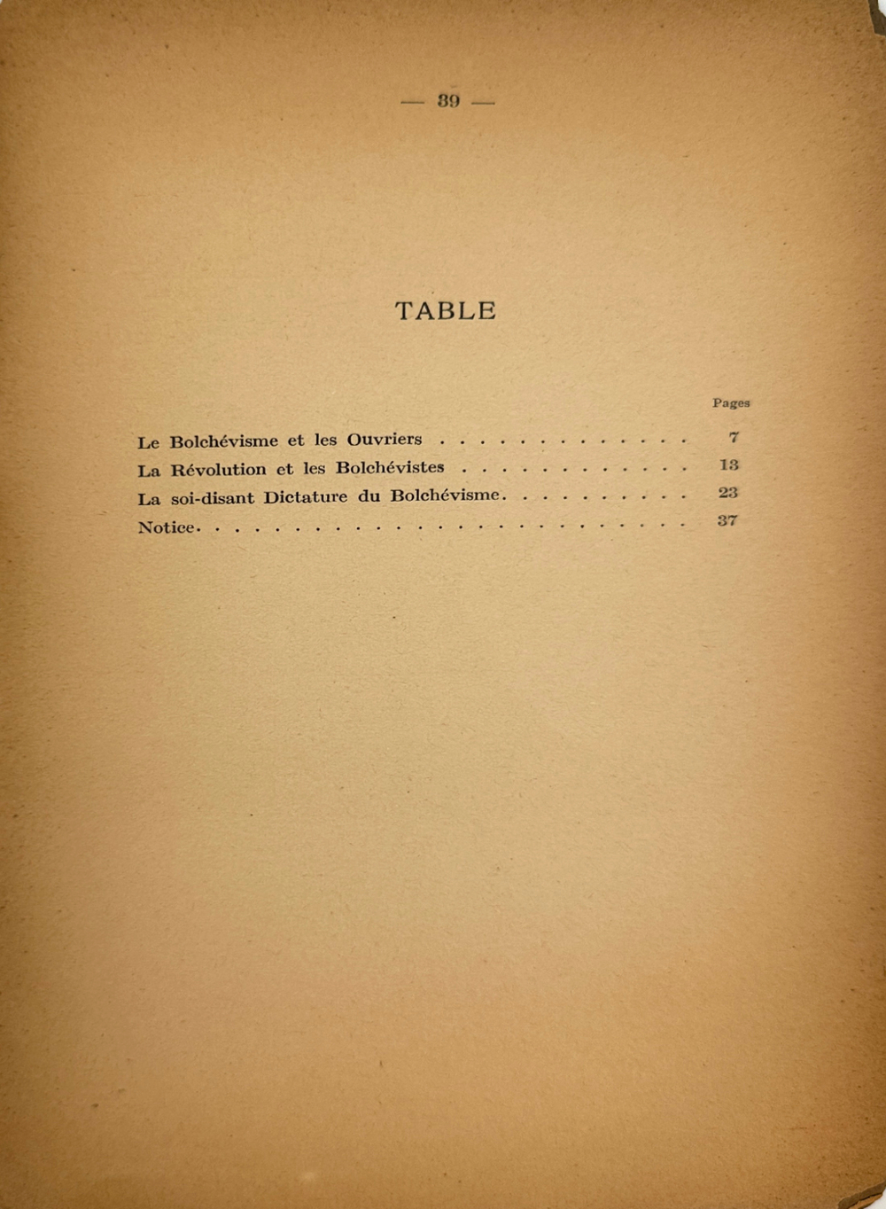 T.G. Masaryk. Sur le bolchйvisme: Le bolchйvisme et les ouvriers... 1921