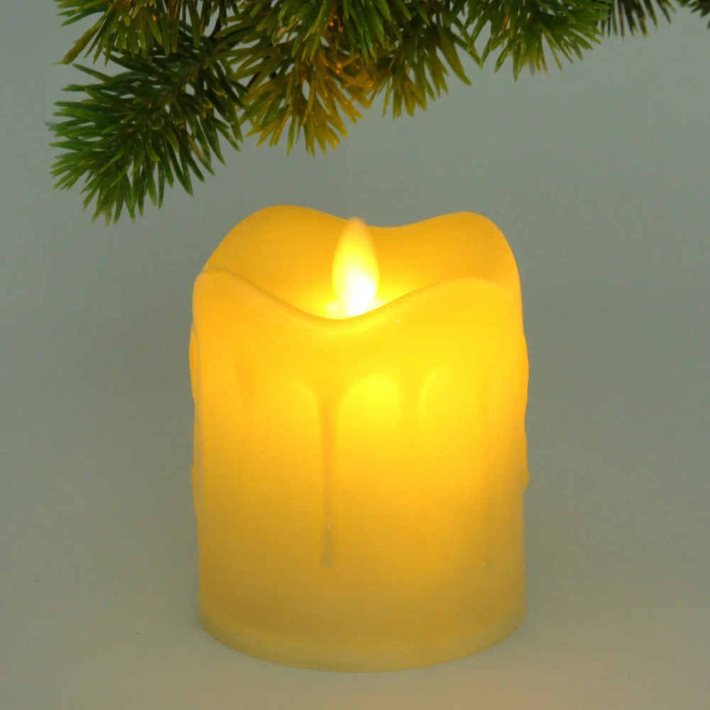 Сувенир с подсветкой «Свеча - Королевство» 9*10 см (работает от батареек 3 АА)