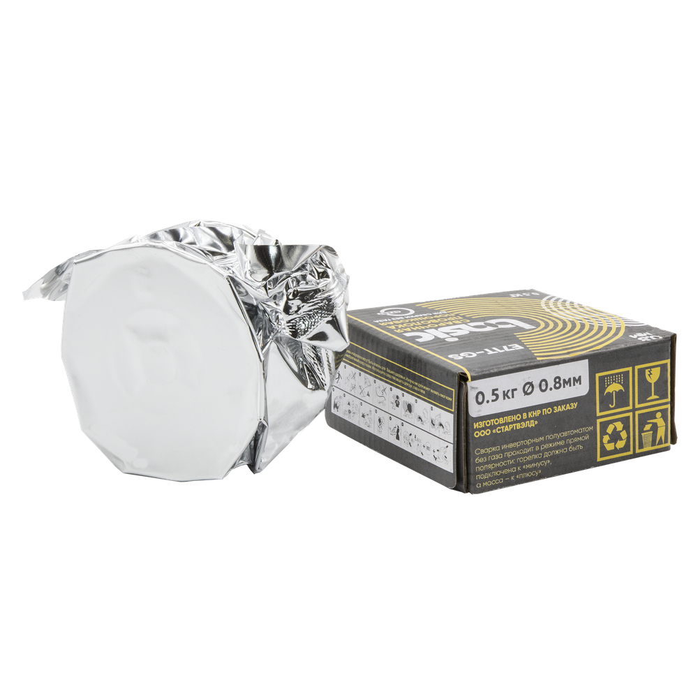 Проволока сварочная порошковая Basic E71T-GS д.0,8 (0,5кг) START STB71805