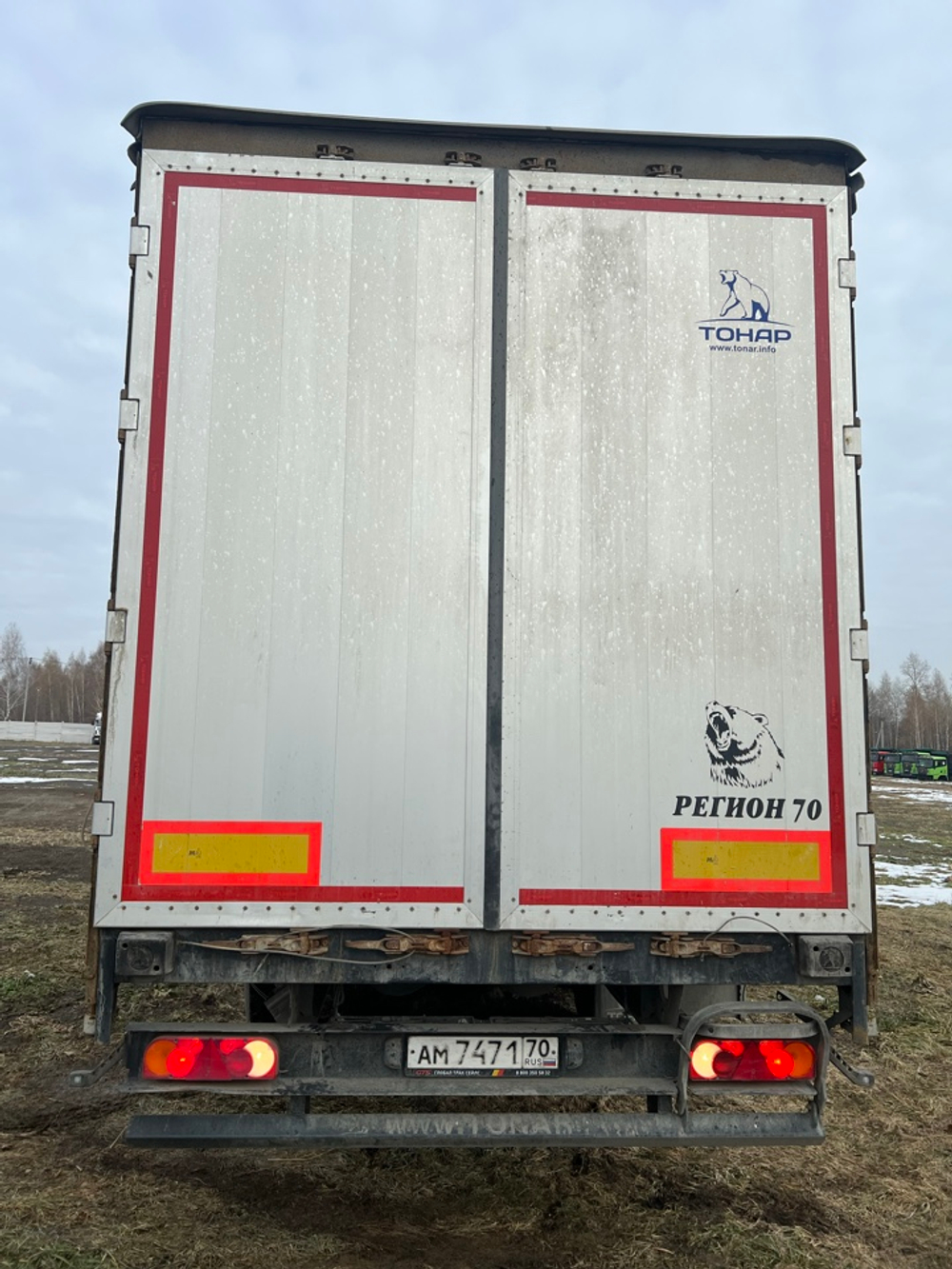 Тонар 9888* Полуприцеп шторный 9888