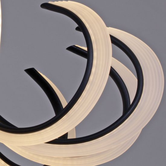 74390-0.3-12L black светильник потолочный