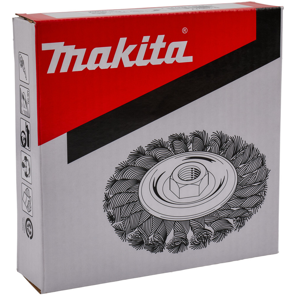 Щетка Makita 125 мм круглая витая для УШМ   D-29577