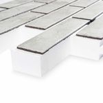 Клинкерная термопанель ППС Керамин Колорадо 1 Светло-серый 1020х455 мм