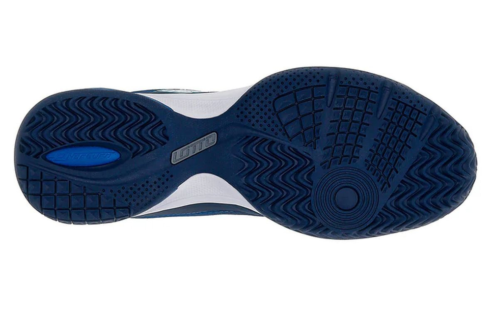 Мужские кроссовки теннисные Lotto Mirage 400 ALR - ocean blue/all white/mykonos blue