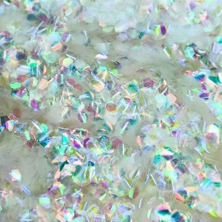 Чешуйки изогнутые прозрачные Хамелеоны 15 - для литья изделий из смолы, творчества, рукоделия, декора, украшения...